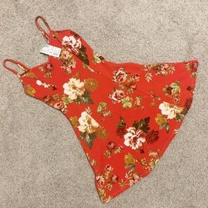 Red Fit Flare Summer Dress